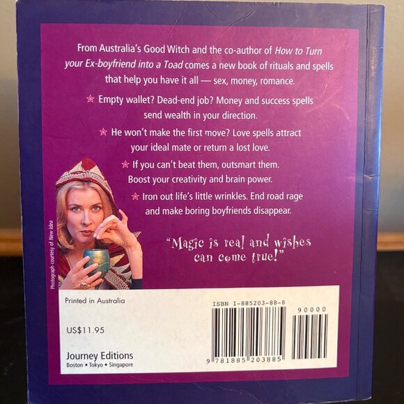 Nice Girls Book Of Naughty Spells By Deborah Gray Soft Small Magic Witch - Picture 4 of 13